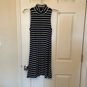 Black and White Striped dress